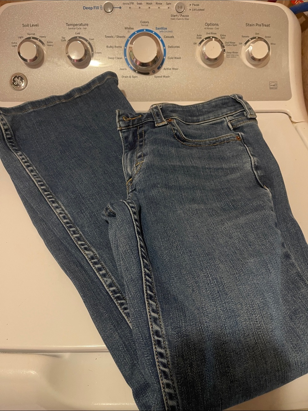 Lucky Brand Women's Medium Blue Flare Jeans